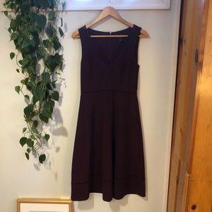 Plum, T-length Ann Taylor Dress (Sz 2
